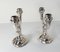 20th Century German Silverplate Candlesticks by Floreat, Set of 2 7