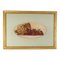 Ricamo ad ago americano di ciliegie, arte popolare americana, XIX secolo, Immagine 1