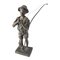 19th Century French Bronze Figure of a Fishing Boy After Pecheur by Adolphe Jean Lavergne 1