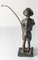 Französische Bronzefigur eines Fischerjungen nach Pecheur, 19. Jh. von Adolphe Jean Lavergne 4