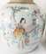 19th Century Chinese Chinoiserie Famille Rose Ginger Jars, Set of 2, Image 2