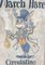 Pop-Art-Werbeschild aus dem frühen 20. Jahrhundert March Hare Alice im Wunderland 4