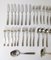 Mid-Century Modern Stainless Flatware Set by Don Wallance for Lauffer Holland, Set of 59 2