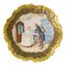 19th Century French Limoges Hand Painted Plate with Interior Scene George Washington, Image 1