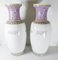 20th Century Chinese Famille Rose Decorative Chinoiserie Vases, Set of 2 7