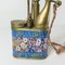 Early 20th Century Chinese Enameled Paktong Metal Decorative Tobacco Pipe, Image 2