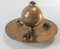 Arts & Crafts English Bronze and Agate Cabochon Inkwell, 1900s, Image 4