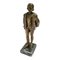 Early 20th Century French Bronze Standing Page Boy attributed to Leon Noel Delagrange 1