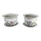 20th Century Chinese Chinoiserie Republic Porcelain Jardiniere Planters, Set of 2, Image 1