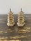 Salero y pimentero Godinger Chinoiserie Pagoda de plata. Juego de 2, Imagen 2