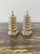 Silver Godinger Chinoiserie Pagoda Salt and Pepper Shakers, Set of 2 4