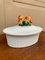 Vintage Italian Glazed Ceramic Trompe Loeil Mushroom Casserole Dish 6