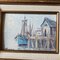 Impressionist Fishing Village Seascape, 1970s, Painting on Canvas, Framed 2