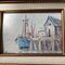 Impressionist Fishing Village Seascape, 1970s, Painting on Canvas, Framed 5