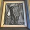 Untitled, 1960s, Charcoal on Paper, Framed 2