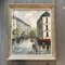 Dore, Paris Street Scene, años 50, pintura sobre lienzo, enmarcado, Imagen 6