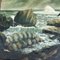 Moderne Felsige Meereslandschaft, 1950er, Gemälde auf Leinwand, Gerahmt 2