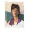 Retrato femenino expresionista, años 80, Pintura, Imagen 1