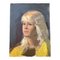 Retrato femenino, años 80, pintura sobre lienzo, Imagen 1