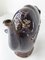 Tetera de jarra con forma de rompecabezas de melocotón esmaltado tipo Jun morado chino de principios del siglo XX, Imagen 6
