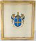 19th Century English Watercolor and Gouache Heraldic Family Crest Painting 2