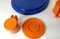 Mid-Century Modern Colorful Assembled Group of Heller Dishware by Massimo Vignelli, Image 12