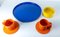 Mid-Century Modern Colorful Assembled Group of Heller Dishware by Massimo Vignelli 4