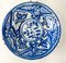 18th Century Middle Eastern Blue and White Kashan Plate 12