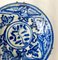 18th Century Middle Eastern Blue and White Kashan Plate 3