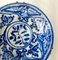 18th Century Middle Eastern Blue and White Kashan Plate, Image 3