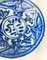 18th Century Middle Eastern Blue and White Kashan Plate 4