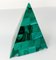 20th Century Decorative Malachite Stone Mineral Pyramid 11