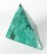 Pirámide mineral decorativa de piedra de malaquita, siglo XX, Imagen 5