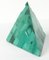 20th Century Decorative Malachite Stone Mineral Pyramid 6