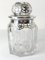 Early 20th Century Sterling Silver Overlay Engraved Glass Covered Jar 5