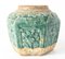 Chinesische Chinoiserie, 20. Jh., grün glasierte Keramik Ginger Jar 2
