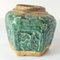 20th Century Chinese Chinoiserie Green Glazed Pottery Ginger Jar 4