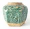 Frasco de jengibre de cerámica esmaltada en verde chinoiserie del siglo XX, Imagen 3