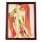 Female Abstract Nude, 1970s, Watercolor on Paper, Framed 1