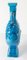 20th Century Chinese Electric Turquoise Blue Moon Flask Vase 6