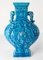 Vase Flacon Lune Bleu Turquoise Électrique, Chine, 20ème Siècle 5