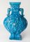 Vase Flacon Lune Bleu Turquoise Électrique, Chine, 20ème Siècle 13