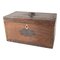 19th Century English Georgian Style Veneered Rosewood Tea Caddy Box 1