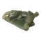 20th Century Chinese Carved Green Nephrite Jade Dragon Toggle 1