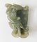 Chinesischer geschnitzter grüner Nephrit-Jade-Drachen-Knebel, 20. Jh. 2