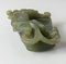 20th Century Chinese Carved Green Nephrite Jade Dragon Toggle 3