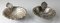 Mid-Century Italian 800 Silver Shell Seashell Shaped Bowls, Set of 2 2