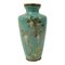 Vase Meiji Cloisonné en Fil d'Argent Turquoise, Japon, 19ème Siècle 1