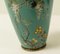 Vase Meiji Cloisonné en Fil d'Argent Turquoise, Japon, 19ème Siècle 8