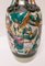 Early 20th Century Chinese Famille Verte and Crackle Cream Glazed Vase 7